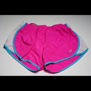 Marika Tek Bright Pink and Blue Running Shorts